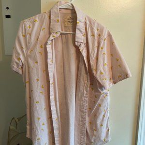 Hollister Epic Flex Short Sleeve Button Up